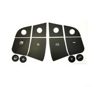 for - W251 W164 Steering Wheel Button Repair Decals Stickers, High Grade Vinyl Black Overlay with White Lettering, Push Button Control Replacement