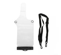 For Walkie Talkie Waterproof Pouch Protective PVC Cover for Outdoor Communication (White)