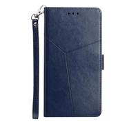 for Wallet Case Compatible with Motoroal Moto G85 Phone Case Shockproof Wallet with Credit Card Holder Stand Men Women Premium Leather Flip Case Folding Cover - blue