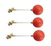 for Water Tank Float Valve with Brass Main Body and Plastic Ball for Automated for Water Flow Control with Leak-Resistant Rubber Seal (DN25)