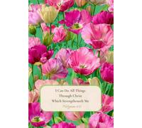 For We Walk By Faith, Not By Sight, 2 Corinthians 5:7: Floral Lined Journal