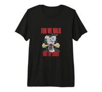 for We Walk By Faith, Not Sight Faith Based Premium T-Shirt