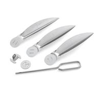 For Weber 7444 Grill Replacement Cleaning System Kit 22 1/2 Inch One Touch Metal Components for Charcoal Grill Ash Removal and Maintenance