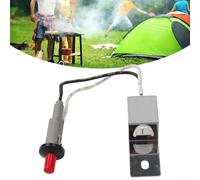 for WEBER Q Series Ignition Assembly Kit, for Q100 Q120 Q200 Q220 Q1000 Q2000 Grills, Plastic Starter with 18kV Output and Steel Gas Catcher Included