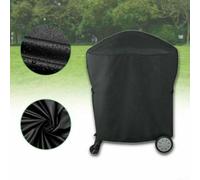 for weber Q1000 Q2000 BBQ Cover - Gas Grill Protector Against Wind Hail Sun 54x76x69cm Black