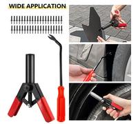 For Wheel Arches Trims Plastic Pot Rivet Gun Hand Riveter Tool With 80 Rivets