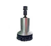 For Wheel Hub Rust Removal and Grinding Head with Aluminum Alloy, Compatible with Multiple Screw Models and Quick Wrench Attachment (A)