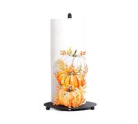 For Whimsical Halloween Paper Towel Holder Featuring Gnome And Pumpkin | Halloween Paper Towel Holder,Gnome Kitchen Decor,Autumn Countertop Stand,Festive Bathroom Accessory(Harvest Festival)