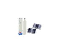 For Whirlpool WPRO Water SBS002 pl 2 X Air Microban Antibacterial Filter Kit