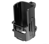 for WHYCHSTORE Triple Cold Shoe Mount Adapter Aluminium, Camera Extension Bracket for Pocket 3, with Versatile Mounting Options (76.5 * 57 * 47mm) (Black)