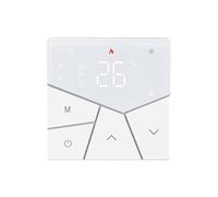 For WiFi Smart Thermostat LED Temperature Control Panel With Touch Screen For Water Floor Heating Black(white)