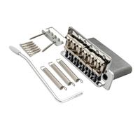 For Wilk-inson M Series 54mm(2-1/8 Inch) String Spacing 6-Screw Vintage Bent Saddle Guitar Tremolo Bridge For ST Electric Guitar(Chrome)