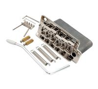 For Wilk-inson WV2-SB 54mm Vintage Steel Saddles 2-Point Guitar Tremolo Bridge With Full Solid Steel Block For ST Style Guitar(Nickel)