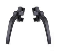 for Window Handle Replacement Kit 2Pcs External Push Designed for Multiple Window and Door Applications Right and Left Hand (Black)