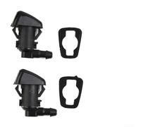 FOR Windscreen Washer Nozzle Jets Set for Grand Cherokee 2011-2017, Front Left Driver Side and Right Passenger Side, High-Strength Black Plastic, Direct