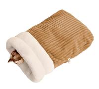For Winter Warm Sleeping Bag Soft Plush Bed Comfortable Pet Bed For Cats Small Nest Dogs Kitten Accessor Q1O8 Tunnel