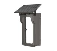 For Wireless Doorbell Rain Cover Solar Powered with Waterproof Design Protects from Rain Snow and Environmental Damage for Reliable Continuous Operation (Transparent Black)