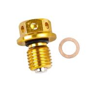 For with XR Z 50 CR 80 125 250 480 125R 250R XR 100 250 350 500 650L 74-2013 M12xP1.5 Oil Drain Plug Bolt Screw Universal(Gold)