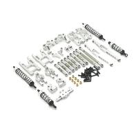 For Wltoys 12428 A-B-C 12427 12423 For FY-03 02 01 1/12 RC Car Upgraded Spare Parts Suspension Steering Cup For Swing Arm Body Rod Shock Absorber RC Accessories(Silver)