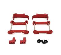 For Wltoys 144001 144010 144016 144018 124017 124019 124007 124008 Metal Arm Code Servo Mount Battery Holder Rc Car Parts Replacement RC Car Accessories(Red)