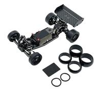 For WLtoys 244016 For LOSI For Micro-B 1/24 Rc Car Remote Control 6061 Aluminum Carbon Fiber Tail Wing Carframe Upgrade Parts Component