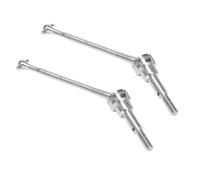 For Wltoys For 12428 12423 12428 1/12 RC Car Upgrades Parts Accessories ABC Metal Drive Shaft Driveshaft CVD 12428-0090 RC Toys Upgrades(Silver)