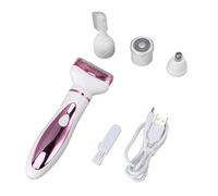 for Women, for 4 in 1 Cordless Hair Clipper, USB Rechargeable LED Display, Bikini Pubic Nose Eyebrow Hair Grooming Kit