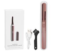 for Women, for Electric Eyelash Curler, USB Rechargeable, 4 Level Temp Heated, with LCD Display (White)