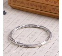 For Women,Handmade 990 Full Antique Men And Women Single Circle Twist Shape Heart Adjustable Ethnic Clothing Accessories Jewelry