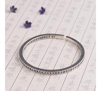 For Women,Handmade 990 Full Of Antique Men And Women Single Circle Square Heart Can Be Adjusted Ethnic Clothing Accessories Jewelry