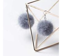for Women, S925 Earrings Female Korean Art Diamond Girl Sweet Hairy Cute Fashion Earringspink