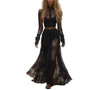 for Women Sexy Spaghetti Strap Deep V Neck Western Dresses Tie Front Lace Trim Medieval Vest Men