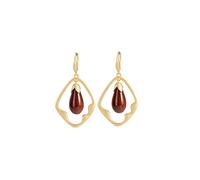 for women, style eardrop s natural southern red agate magnolia personality female earrings