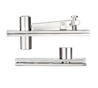 For Wood Door Heavy Duty Pivot Hinge Made From Stainless Steel With Concealed Design, Supports Up To 220 Pounds And Provides Stable Full Rotation Door Movement(L)