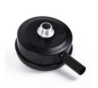 for Workshop Metal Noise Filter - Black 20mm Air Filter Male Thread Having Includes Compressor Air 1 Spare Yellow Utilization Reduction Muffler Plus Garage Element