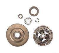 for Worm Gear Oil Pump Kit .325 7T for MS311 MS391 for chainsaw | High-strength metal alloy, precision machined teeth, reduces wear, extends chain life, silver finish