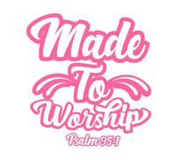for Worship hymns Bible Verses Christian Scripture Motivation and Inspiration Lettering Decals 54.6x58.2cm Do not Damage The Wall Surface Pink