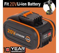 WORX WA3551 20V / 2.0 AH Battery with Charge Indicator