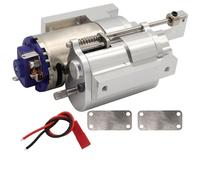 For WPL B1 B14 B24 C14 C24 For MN D90 D91 MN96 M MS 1/12 Replacement RC Car Parts Full Metal 2 Speed Gearbox Transmission With Servo Rc Car Upgrade