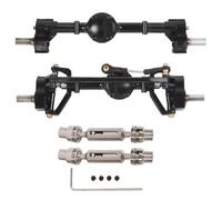 For WPL C14 C24 C24-1 C34 C44 B14 B24 1/16 RC Car Upgrades Parts Front And Rear Portal Axle With Metal Drive Shaft RC Axles(Size2)