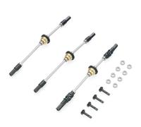 For WPL C14 C24 C34 B14 B24 B16 D12 1/16 Metal Differential Front Middle Rear Axle Steel Gear Drive Shaft RC Car Upgrade Parts RC Toys Models