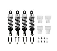 For WPL C14 C24 For MN D90 D91 MN99 99s 4Pcs Adjustable Oil Filled Type Metal Shock Absorber With Tower RC Car Upgrade Parts Accessories