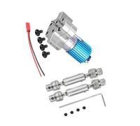 For WPL For MN Full Metal Gearbox With Metal Teeth 370 Gearmotors Military Semi Trucks For Pickup Trucks Drive Shafts Replacement RC Parts RC Car Accessories(Silver)