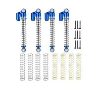 For Wrangler For Gladiator For Bronco For Axial For SCX24 For Deadbolt C10 1/24 43mm Metal Alloy Shock Absorbers Damper RC Car Upgrade Parts RC Car Shock Absorber(Blue)