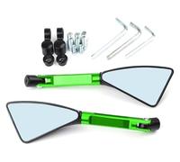 For X-11 X11 Universal Motorcycle Accessories CNC Aluminum Blue Lens Rear View Side Mirror Rearview Mirrors Motorcycle(Green)