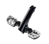 For X ADV 750 2021 Foot Rest XADV XADV750 2024 2022 2023 Footrest Footpegs Passenger Pedal Foldable Universal Motorbike Foot Pegs(Silver)