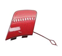 For X1 E84 LCI 2013-2015 Car Accessories Painted Cover Auto Front Bumper Towing Hook Cover Garnish Hauling Cap Housing Car Towing Eye(Dark Red)