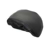 For X1 F48 2016-2019 LHD Car Microfiber Leather Center Console Lid Armrest Box Cover Trim Elastic Band Type Car Armrest Box(Black)