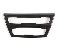 For X1 F48 2016-2022 Car Interior Air Conditioning CD Control Decorative Frame CD Panel Cover(Black wood grain)
