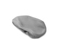 For X1 F48 2017 16-19 Elastic Band Type Only LHD Car Leather Center Console Lid Armrest Box Cover Trim(Gray)